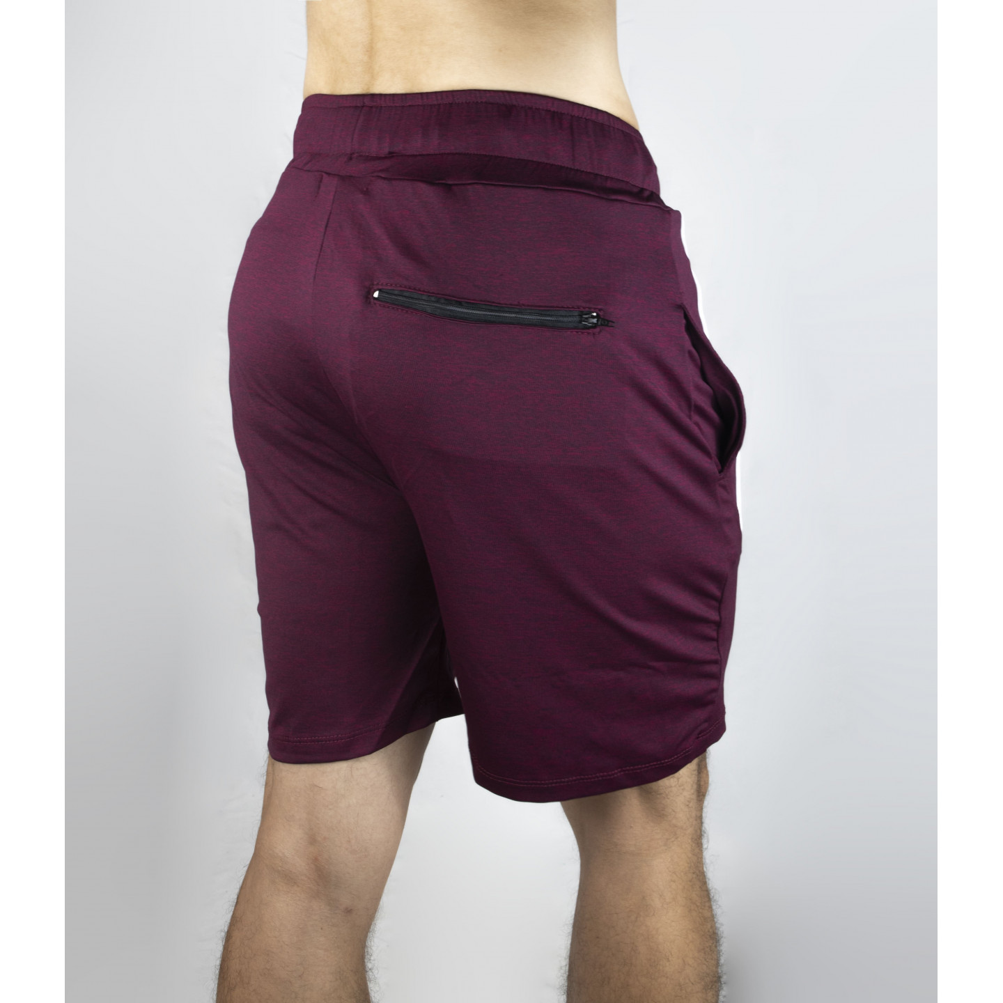 Pantaloneta 3 rayas Vino Slim fit