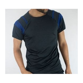 Camiseta Rangle Negro - Azul Rangle Slim fit