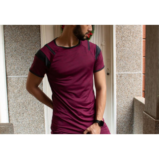 Camiseta Rangle Vino - Negro Rangle Slim fit