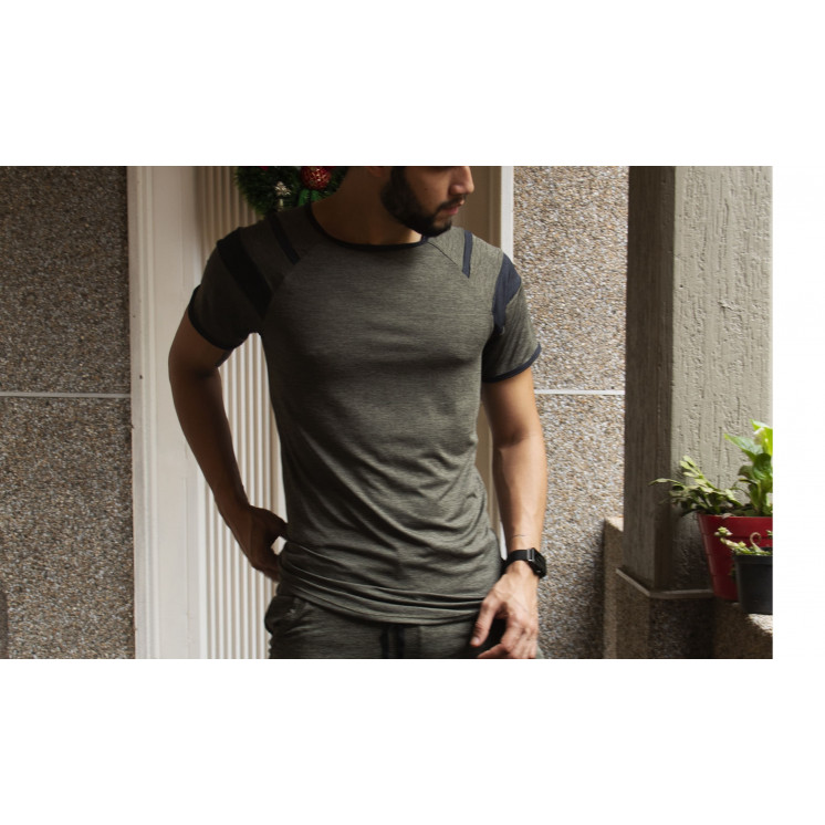 Camiseta Rangle Verde - Negro Rangle Slim fit