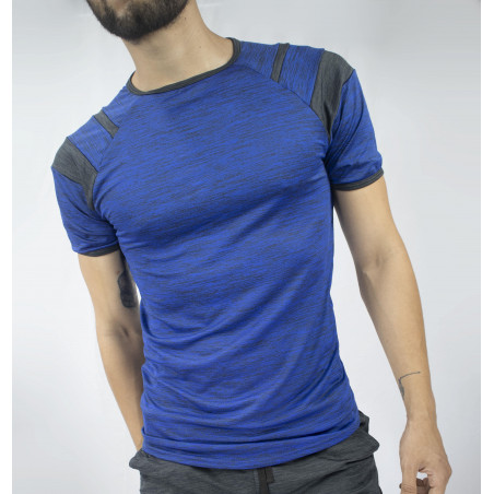 Camiseta Rangle Azul- Negro Rangle Slim fit
